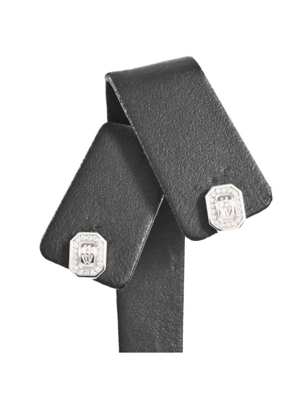 Harry Winston Earrings HW Logo